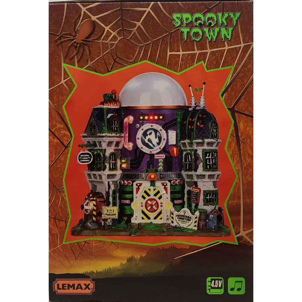 Lemax Spooky Town - 2010 Ghost Containment Building #35549 Retired - BRAND NEW!